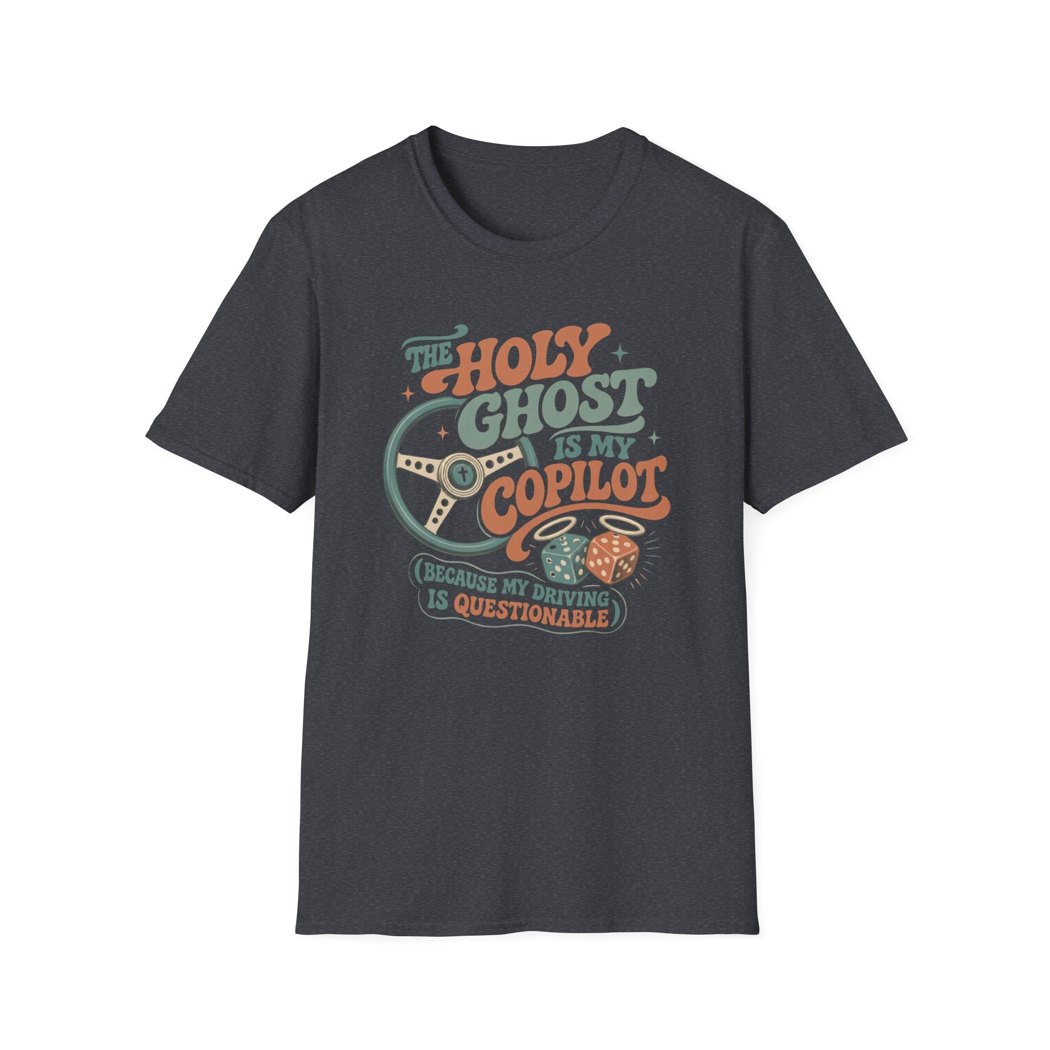 The Holy Ghost Is My Copilot T-Shirt — Religious Vintage Pilot Tee