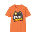 Faith Mode Gamer T-Shirt — Christian Video Game Controller Tee