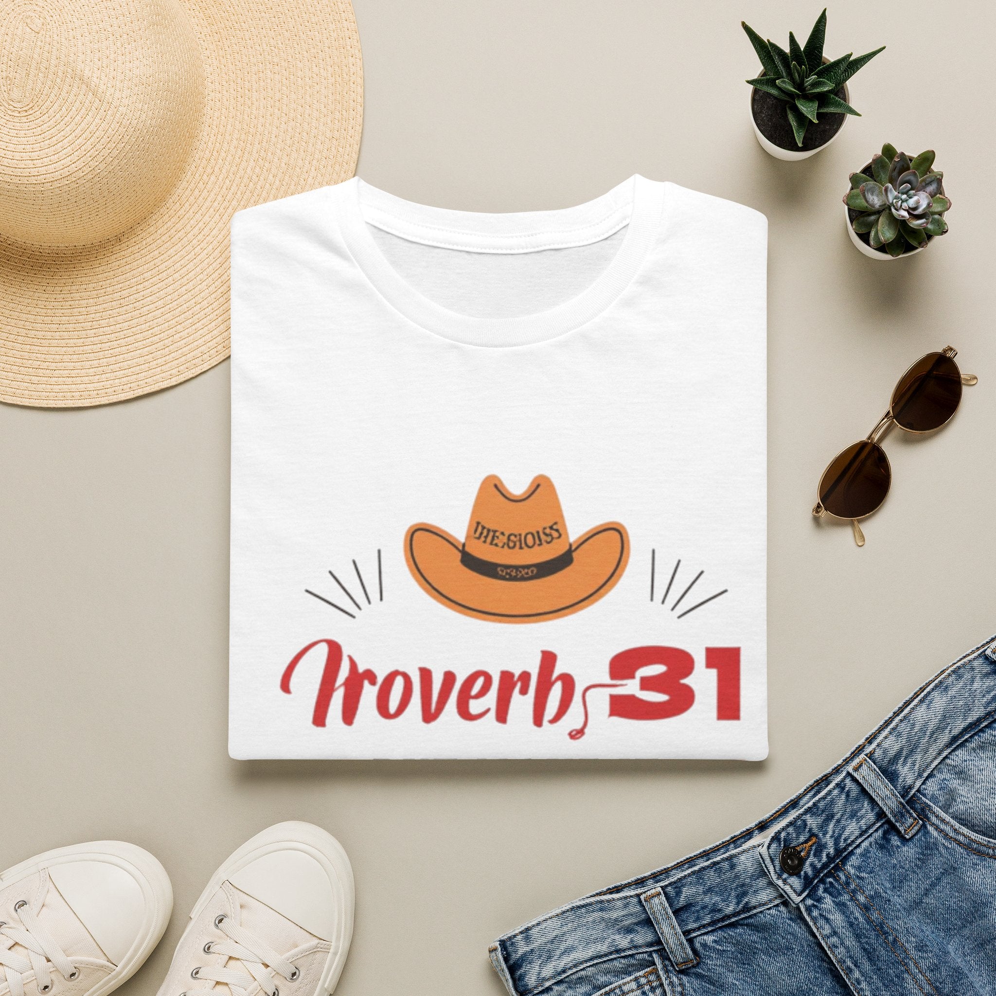 Proverbs 31 Cowgirl T-Shirt — 'Proverbs 31 But Make It Cowgirl' Christian Western Tee
