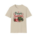 Prayer & Peppermint Christmas T-Shirt — Festive Bible Holiday Tee