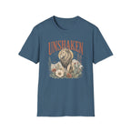 Unshaken Lion T‑Shirt — Vintage Floral Courage Tee