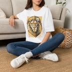 Lion Cross T‑Shirt — Faith-Inspired Lion Graphic Tee