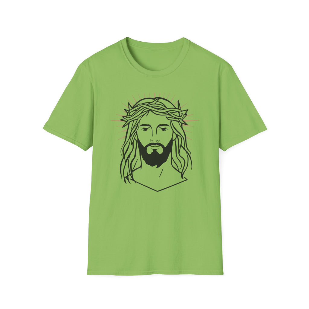 Jesus Portrait T-Shirt — Crown of Thorns Faith Tee