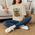 Faith Over Fear T-Shirt — Bold Graffiti Christian Inspirational Tee