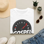 Gospel Fueled T-Shirt — Christian Faith Fuel Gauge Tee