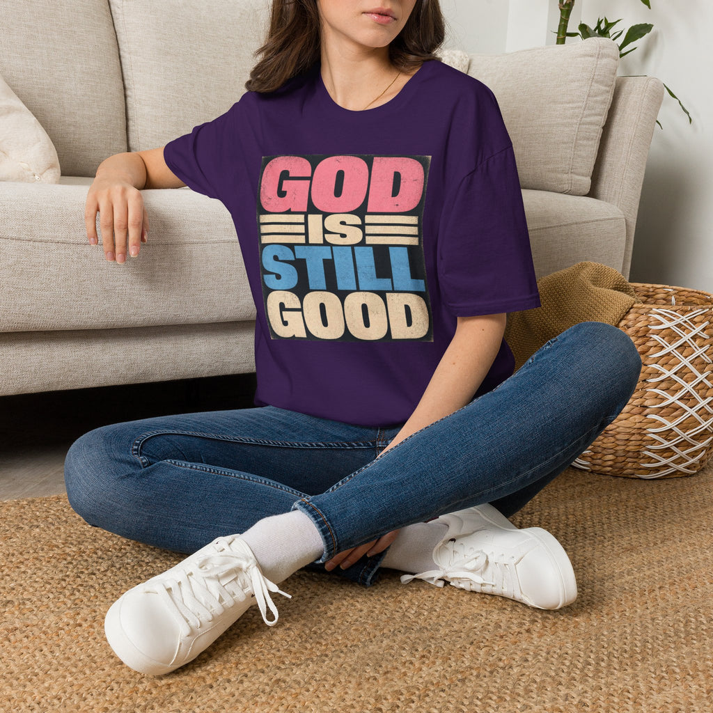 T-Shirt — "God Is Still Good" Retro Faith Graphic Tee