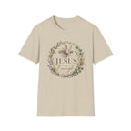 Christian Cross Floral T-Shirt — "Jesus Enough" Inspirational Tee