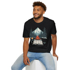 Mountain Campfire T‑Shirt — Scenic Outdoors Graphic Tee