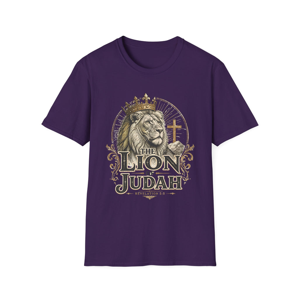 Lion of Judah T-Shirt — Christian Faith King Lion Graphic Tee