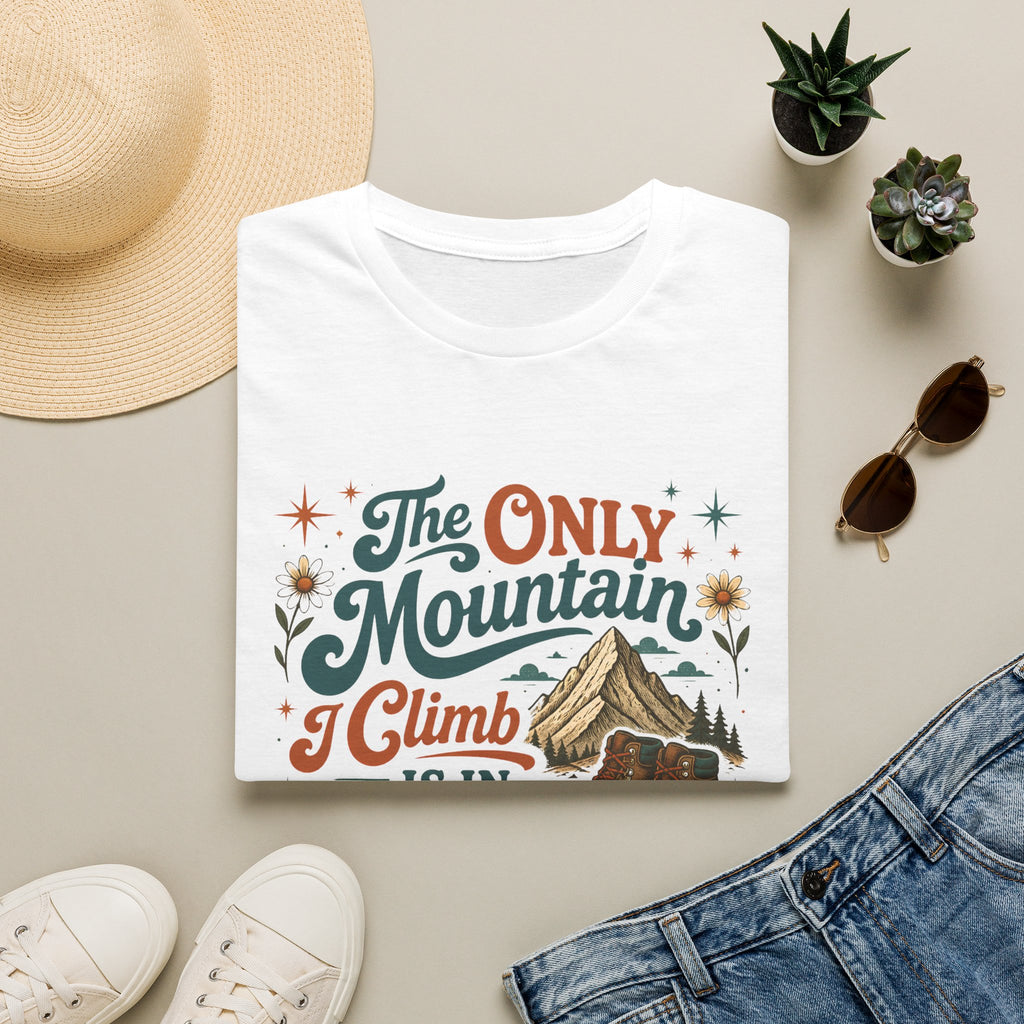 Mountain Psalms T-Shirt — "The Only Mountain I Climb Is in Psalms"