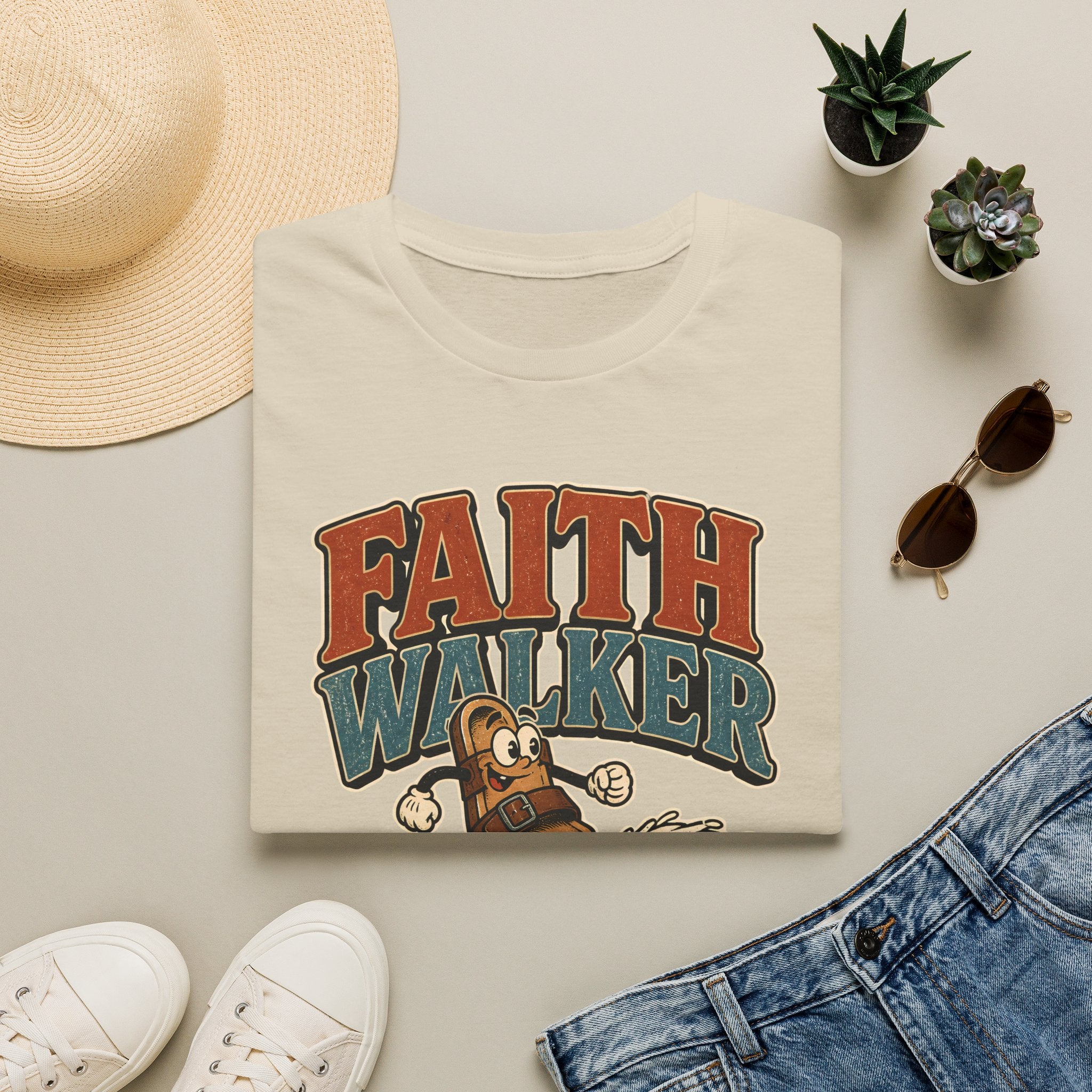 Faith Walker T-Shirt — Retro Surfing Faith Graphic Tee