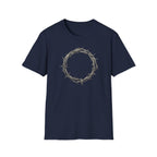 T-Shirt — Minimal Crown of Thorns Graphic Tee | Christian Faith Symbol Shirt