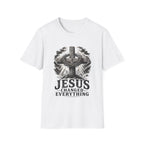 Christian Cross T-Shirt — "Jesus Changed Everything" Faith Tee