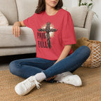 Christian T-Shirt — "Paid in Full" Cross Graphic Faith Tee