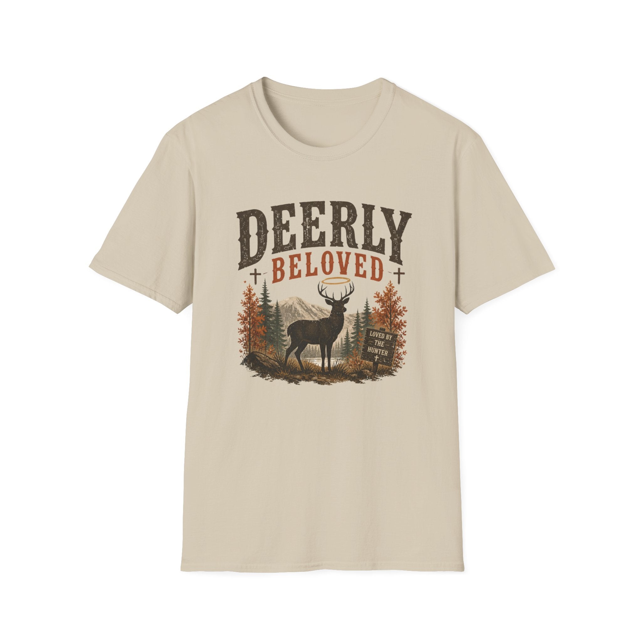 Deerly Beloved Graphic Tee — Rustic Deer Nature T-Shirt