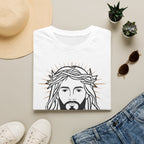 Jesus Portrait T-Shirt — Crown of Thorns Faith Tee