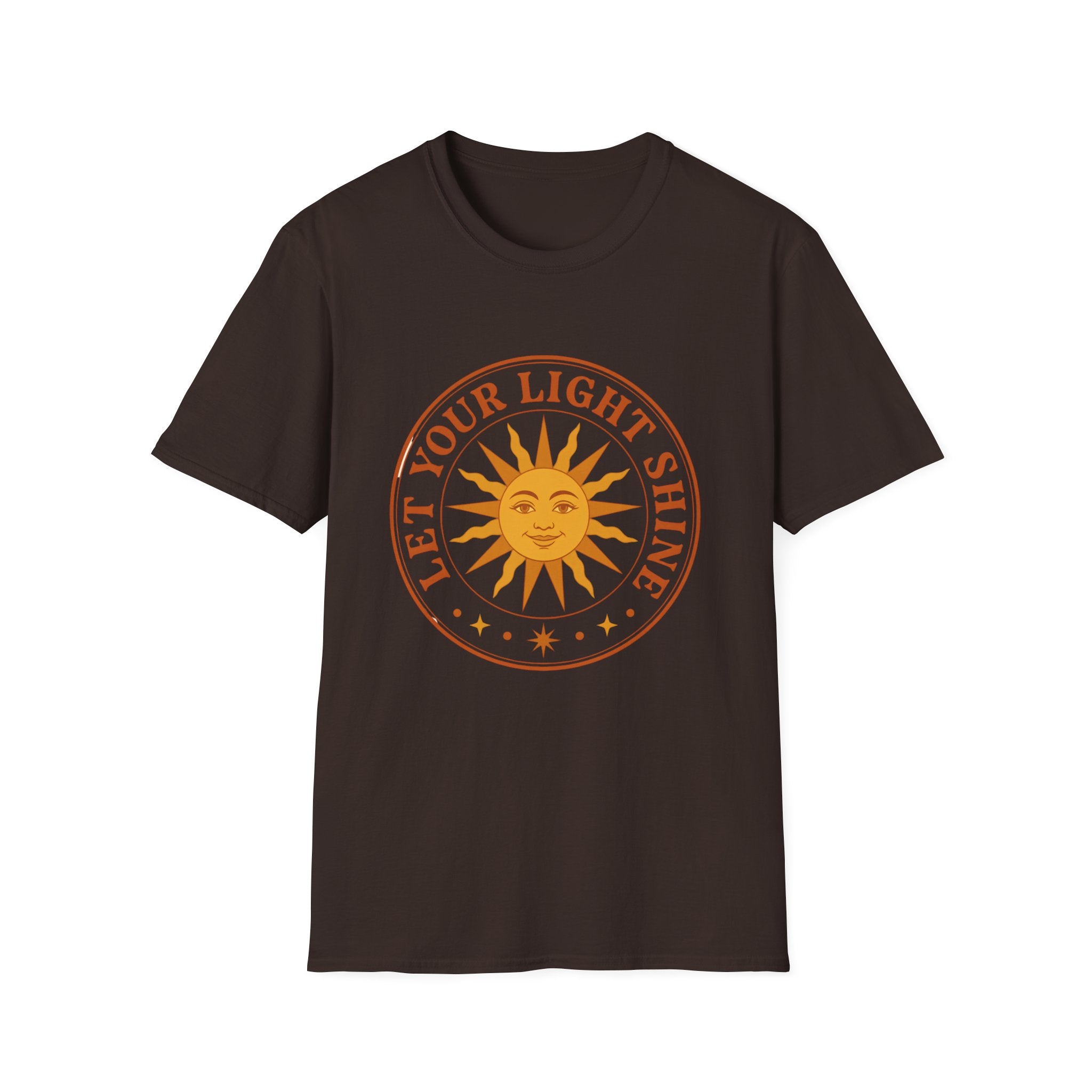 Sunshine Graphic T-Shirt — "Let Your Light Shine" Inspirational Tee