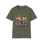 Anchored in Jesus T-Shirt — Christian Anchor Faith Tee