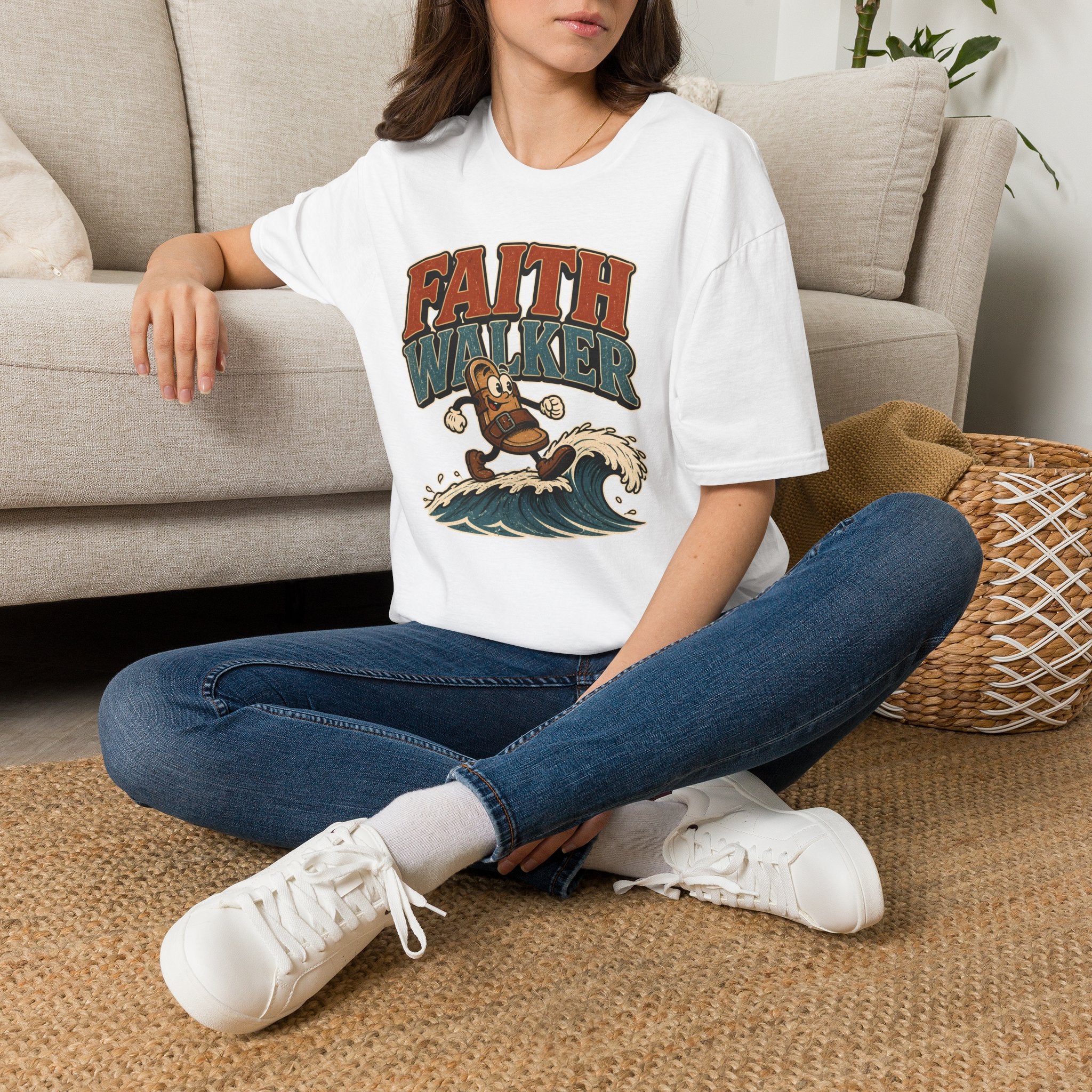 Faith Walker T-Shirt — Retro Surfing Faith Graphic Tee