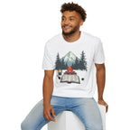 Mountain Campfire T‑Shirt — Scenic Outdoors Graphic Tee