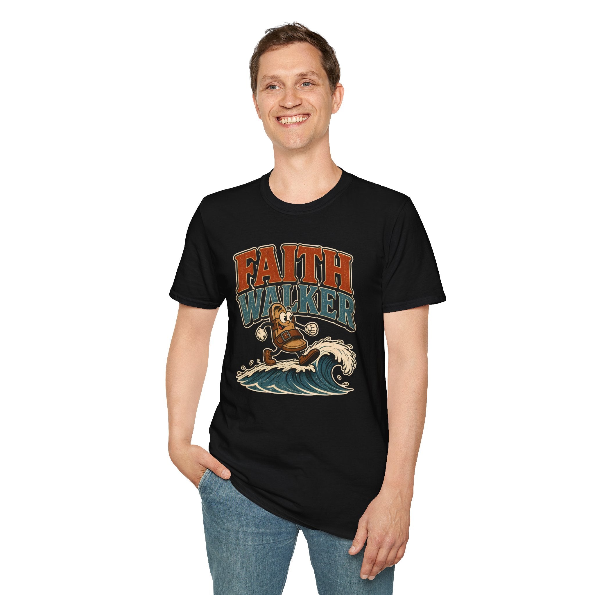 Faith Walker T-Shirt — Retro Surfing Faith Graphic Tee