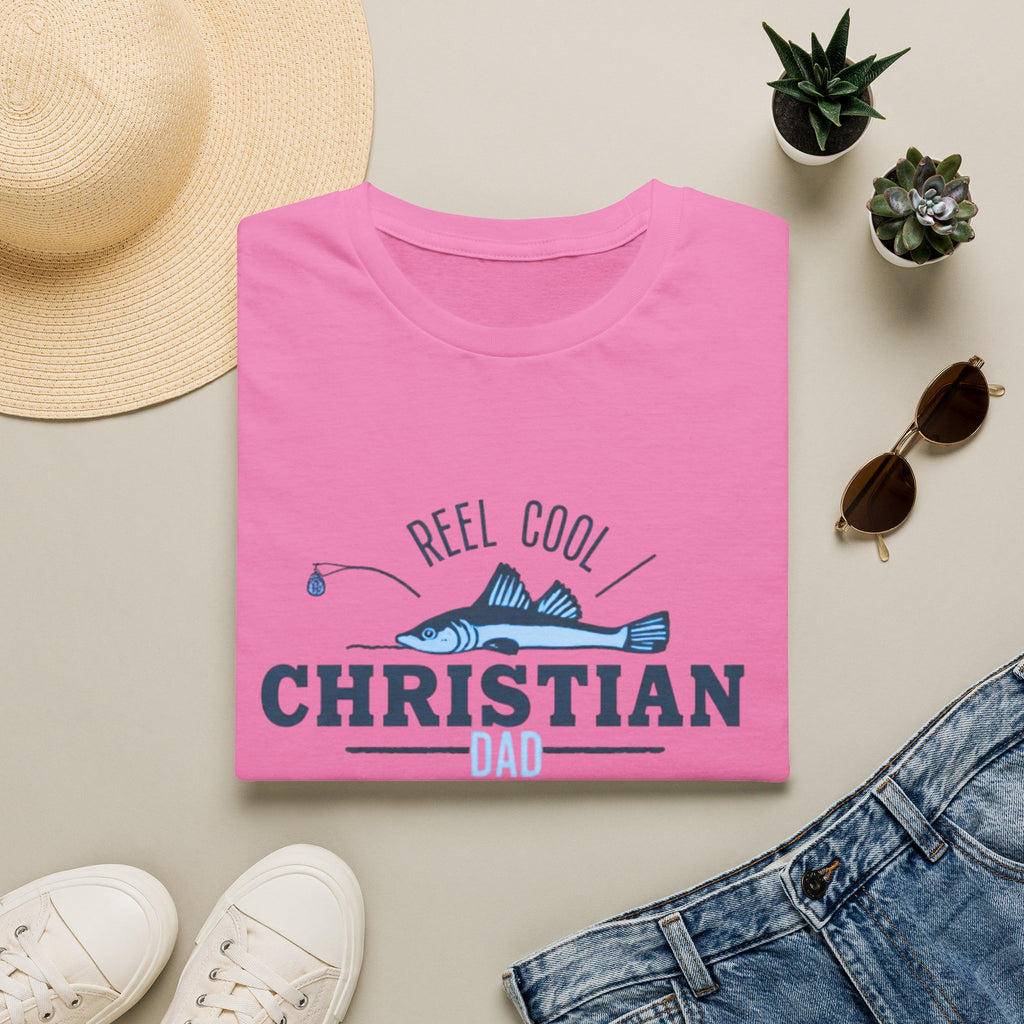 Reel Cool Christian Dad T-Shirt — Fishing Faith Father Gift