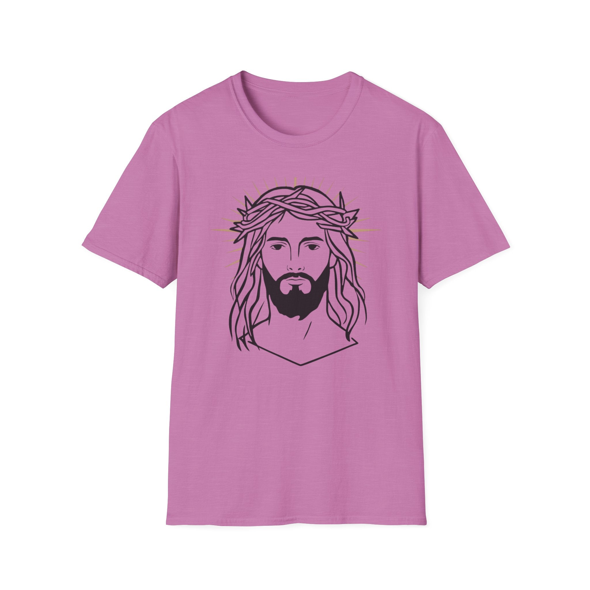Jesus Portrait T-Shirt — Crown of Thorns Faith Tee