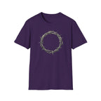 T-Shirt — Minimal Crown of Thorns Graphic Tee | Christian Faith Symbol Shirt