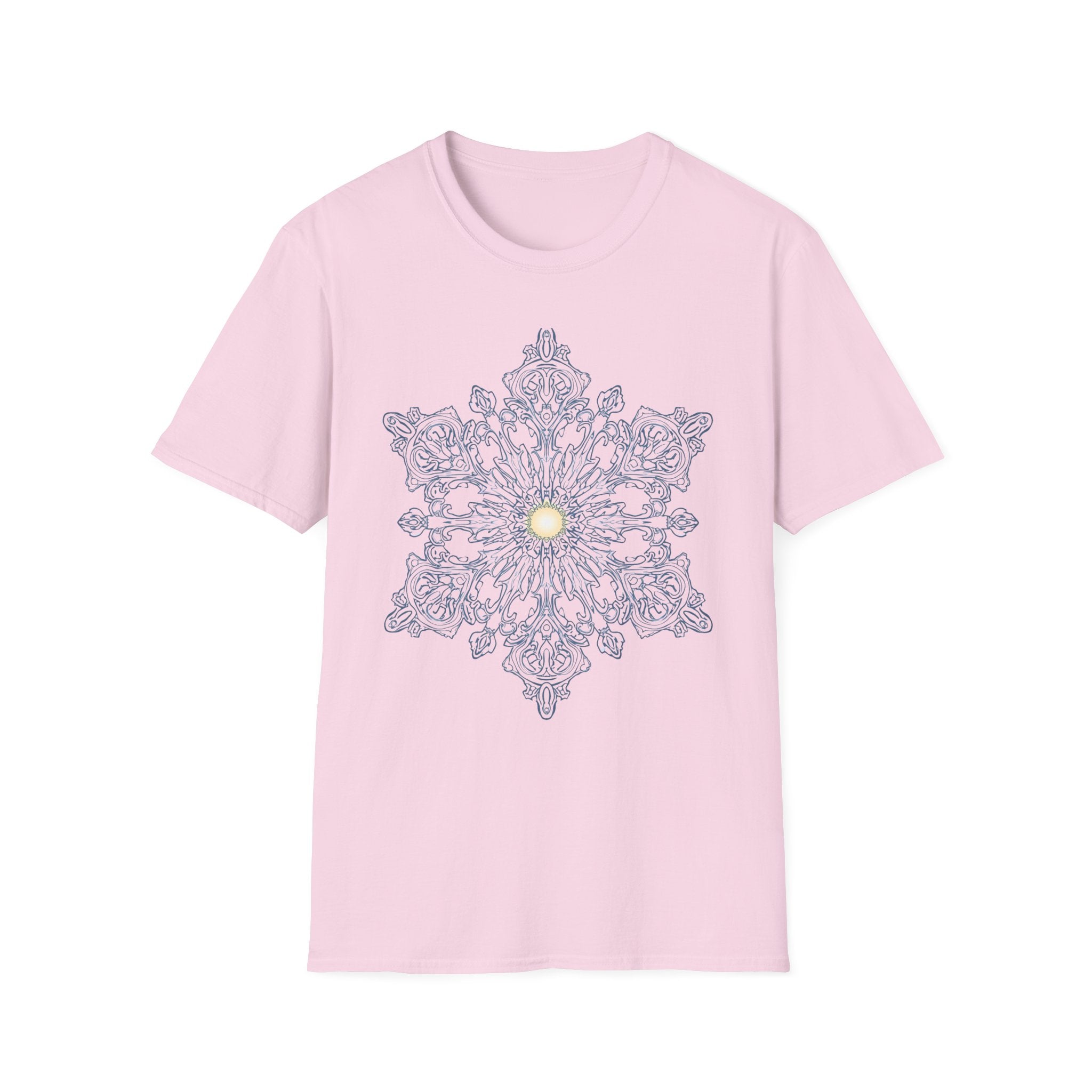 Floral Mandala Tee — Sunburst Lace Graphic T-Shirt