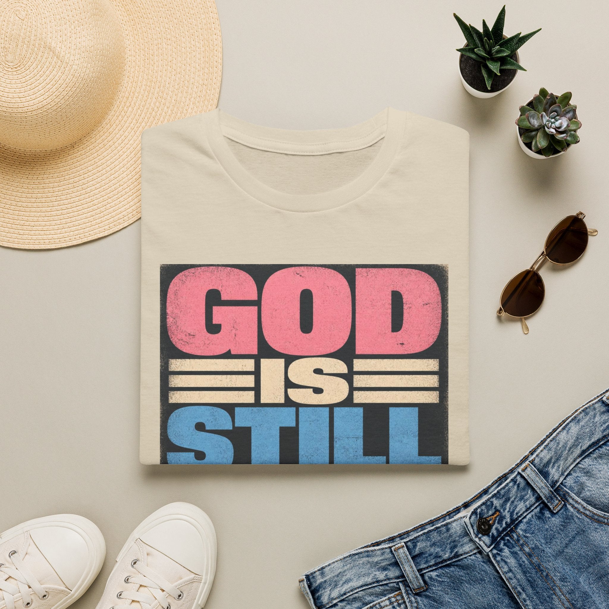 T-Shirt — "God Is Still Good" Retro Faith Graphic Tee