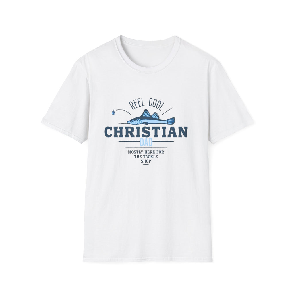 Reel Cool Christian Dad T-Shirt — Fishing Faith Father Gift
