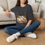 Cozy with Christ T‑Shirt — Faithful Christmas Cozy Home Design