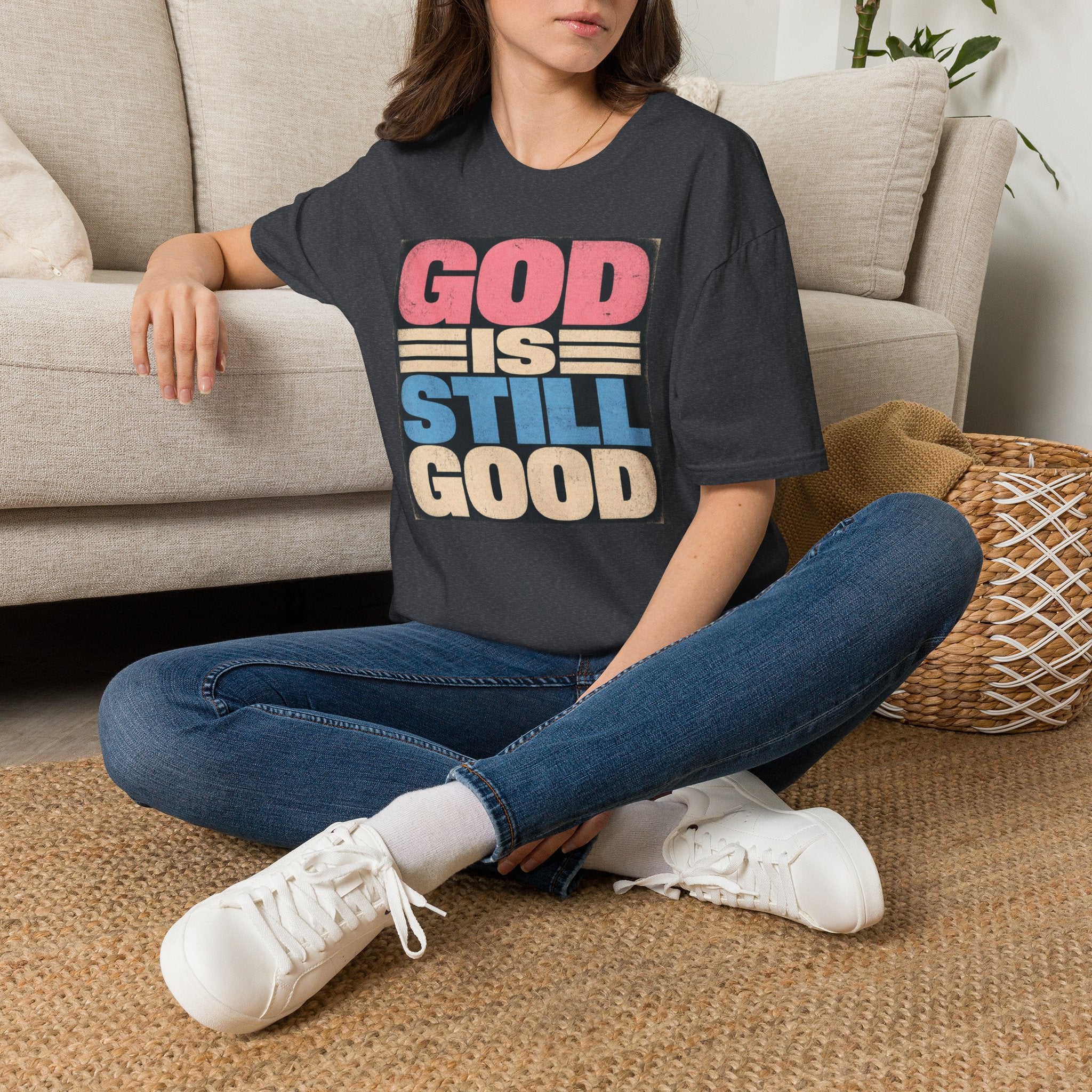 T-Shirt — "God Is Still Good" Retro Faith Graphic Tee
