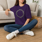 T-Shirt — Minimal Crown of Thorns Graphic Tee | Christian Faith Symbol Shirt