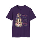 Guitar Floral "Praise Him with Strings" T-Shirt