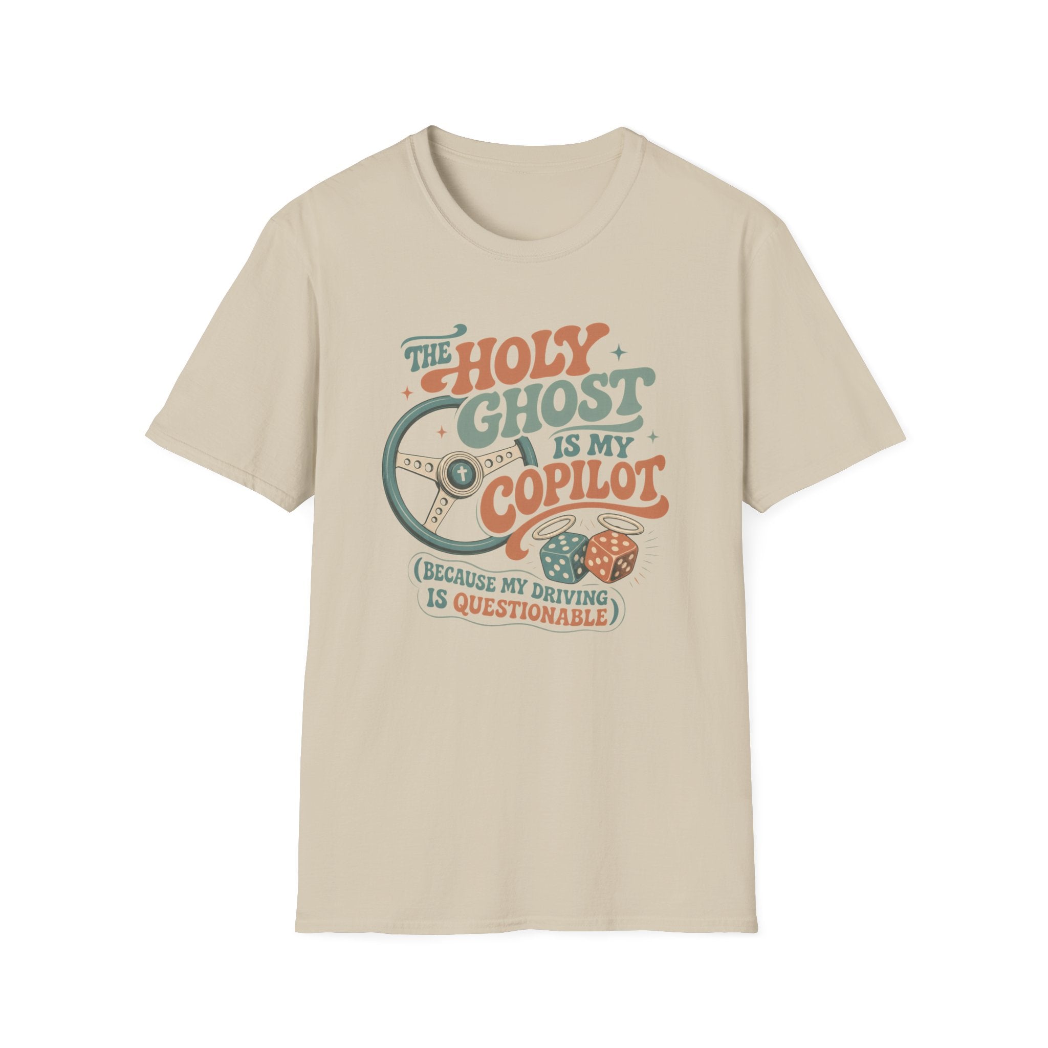 The Holy Ghost Is My Copilot T-Shirt — Religious Vintage Pilot Tee