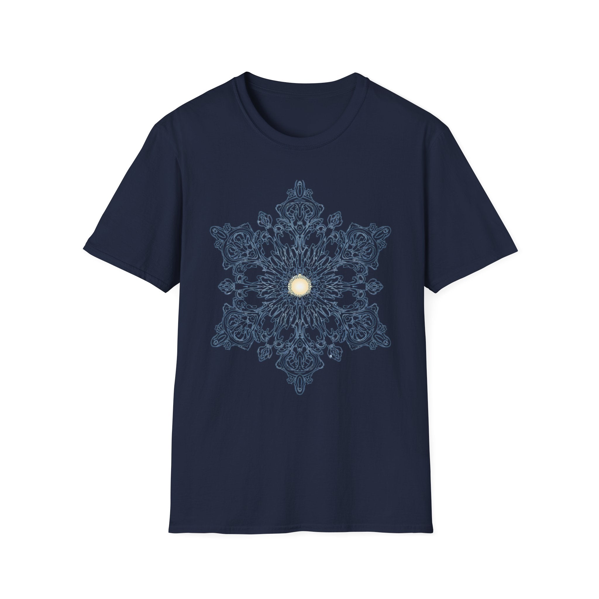 Floral Mandala Tee — Sunburst Lace Graphic T-Shirt