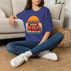 Christian T-Shirt — "Jesus Saves Bro" Retro Sunset Tee