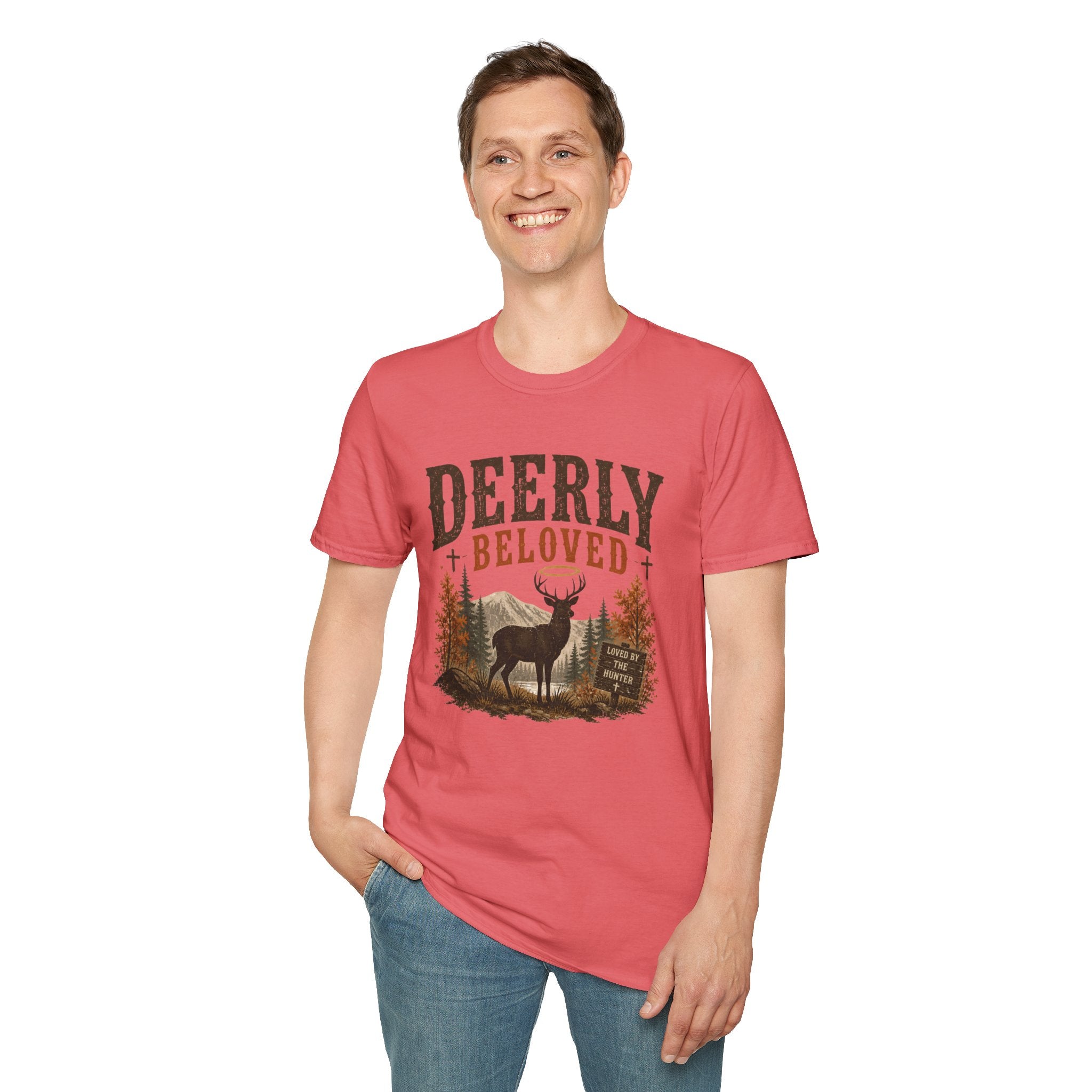 Deerly Beloved Graphic Tee — Rustic Deer Nature T-Shirt
