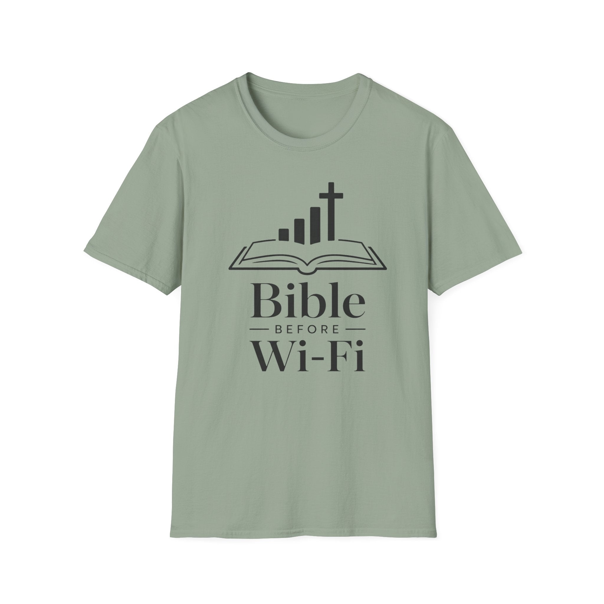 Bible Before Wi‑Fi T-Shirt — Christian Faith Graphic Tee