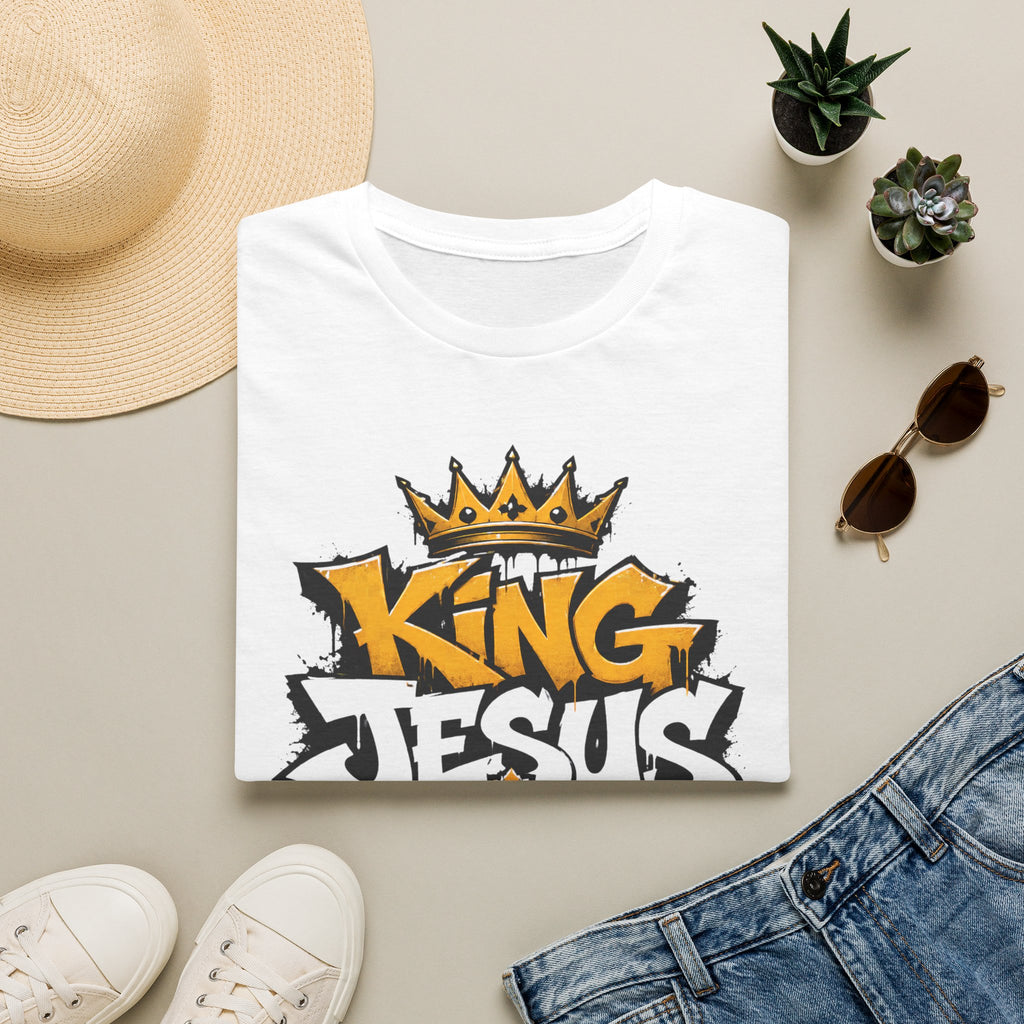 King Jesus T-Shirt — Crowned Faith Graphic Tee