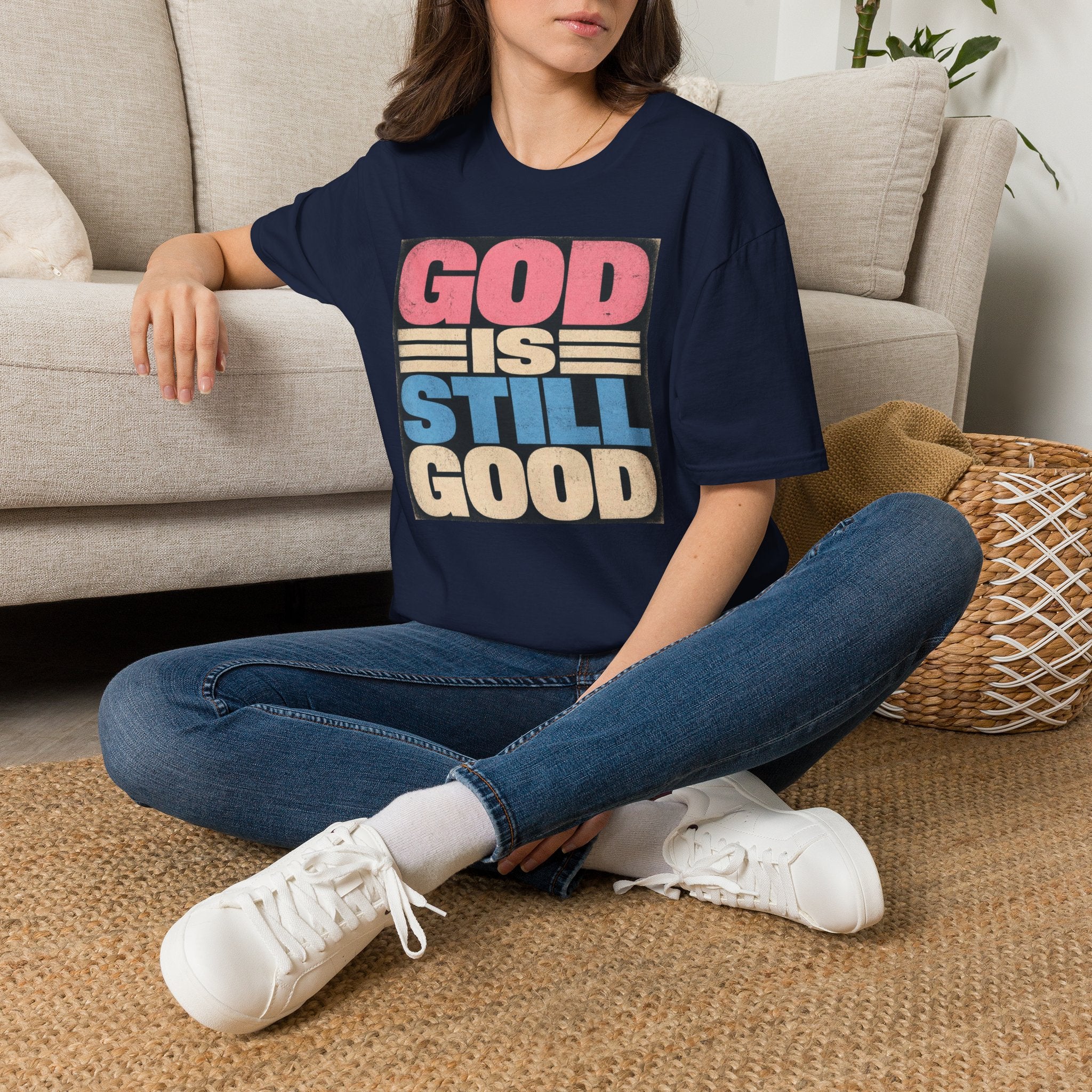 T-Shirt — "God Is Still Good" Retro Faith Graphic Tee