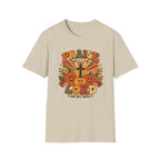 Praise the Lord Fall T-Shirt — Retro Pumpkin & Cross Christian Tee