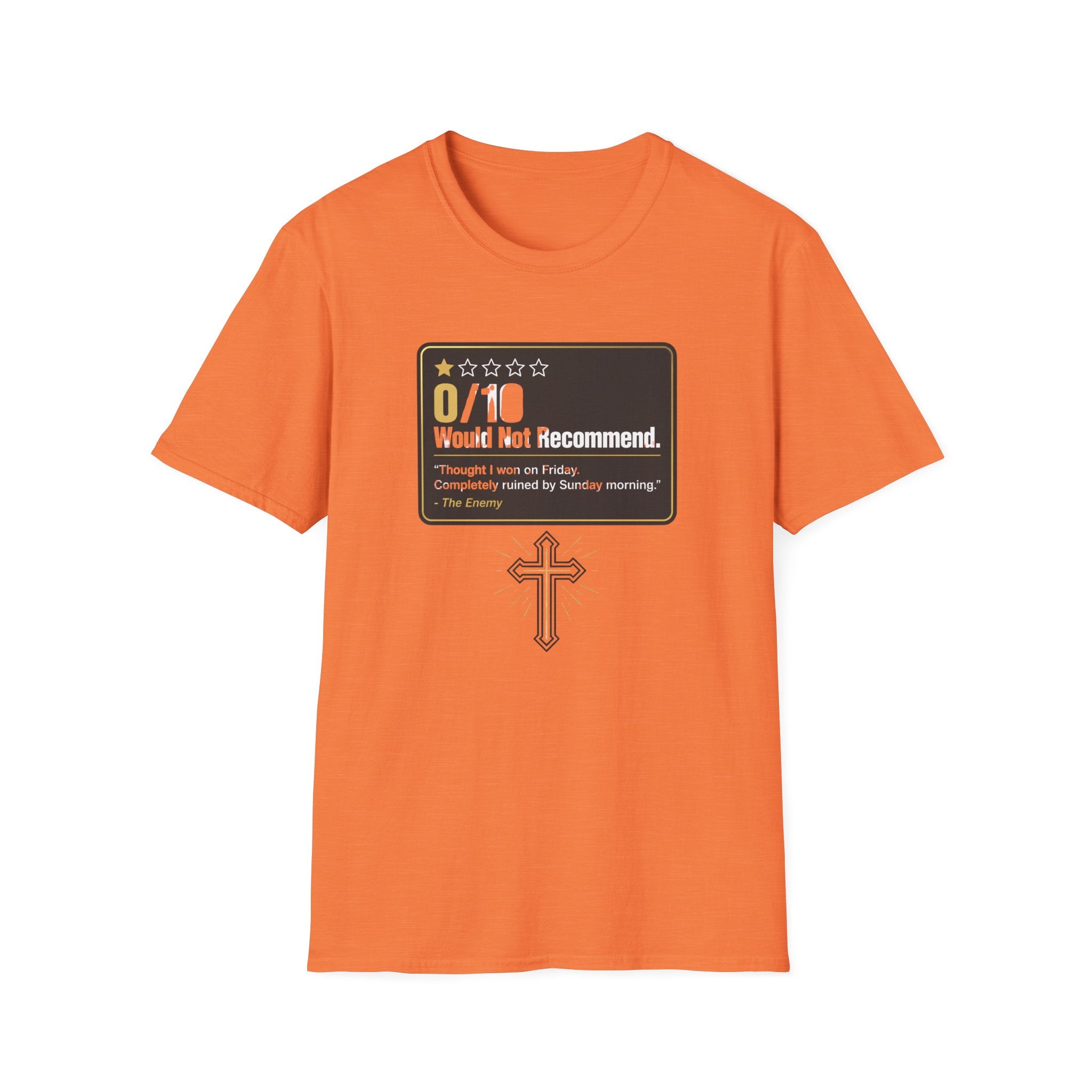 T‑Shirt — "0/10 Would Not Recommend" Funny Rating Review Tee