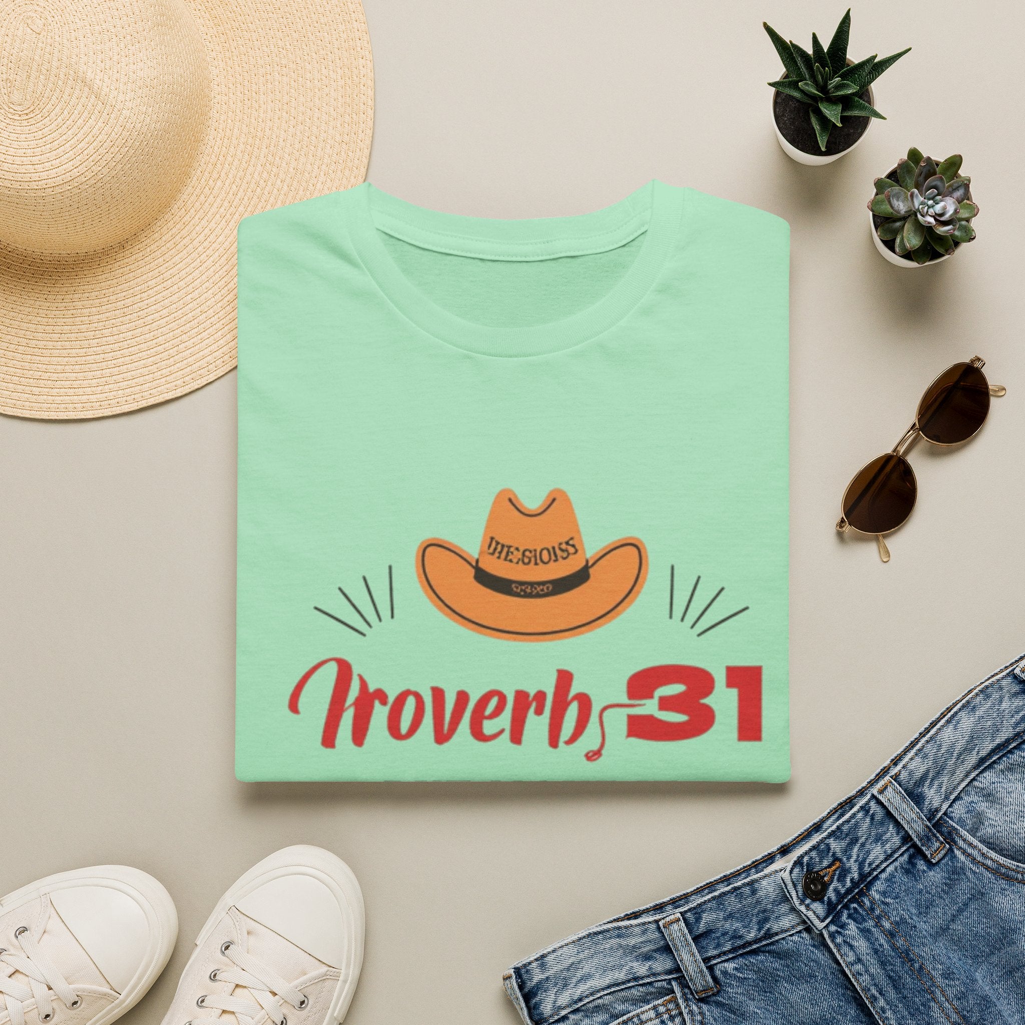 Proverbs 31 Cowgirl T-Shirt — 'Proverbs 31 But Make It Cowgirl' Christian Western Tee