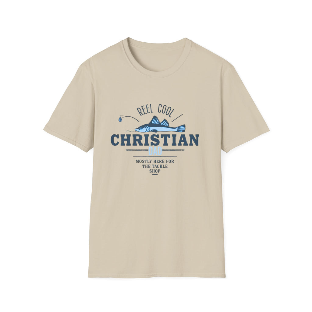 Reel Cool Christian Dad T-Shirt — Fishing Faith Father Gift