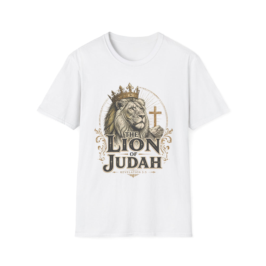 Lion of Judah T-Shirt — Christian Faith King Lion Graphic Tee