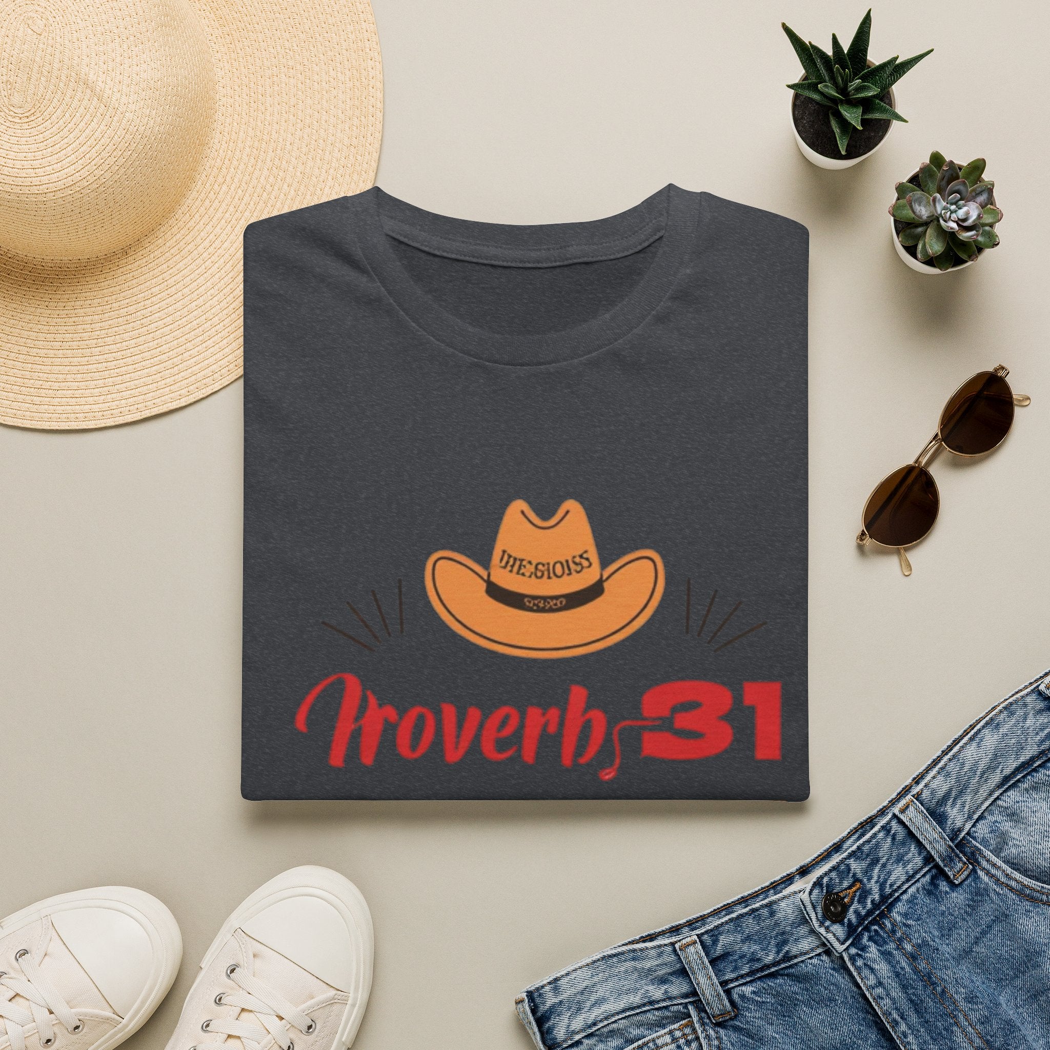 Proverbs 31 Cowgirl T-Shirt — 'Proverbs 31 But Make It Cowgirl' Christian Western Tee