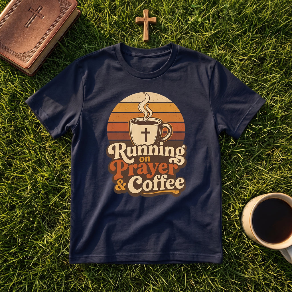 Running on Prayer & Coffee T-Shirt