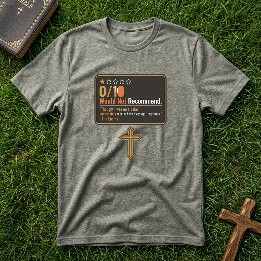 T‑Shirt — "0/10 Would Not Recommend" Funny Rating Review Tee (Copy)